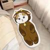 Cobertor de Cashmere Personalizado Fofo de Gatinho Desenho Animado para Sala de Estar Quarto Cobertor Quente de Berço para Crianças Engatinharem