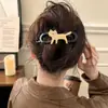 Grampo de Cabelo Elegante Twist Clip de Alta Qualidade Coreano para Penteados Updo Femininos Tamanho Grande Presilha para Nuca Presilha Bico de Pato Acessórios de Cabelo Venda por Atacado