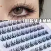 ¡Look de Capas Rizadas 5D para Bebé! Pestañas Postizas Libres de Pegamento de Pelo de Visón, Estilo Desordenado Perezoso, Aplicación en Tres Pasos, Realistas Tipo Barbie, Súper Suaves y Espesas