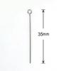 Alfiler en T de Acero Inoxidable Cabeza Grande Aguja de Bola Aguja de 9 Pines Aguja para Abalorios Aguja Libre de Óxido Accesorios DIY Aguja Duradera Aguja para Joyería