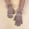 Guantes de encaje negro finos de malla sexy para mujer de verano Guantes de encaje cortos elegantes para protección solar