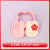 Hola Serie Kt Gato de Dibujos Animados Molde para Galletas Simulador Cortador de Presión Herramienta Hecha a Mano para Fondant Repostería Imán para Refrigerador