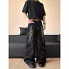 Niche Jeans Deconstruidos Estilo Verano para Hombre American Street Sueltos Rectos Casuales Guapos Pantalones Largos de Pierna Ancha