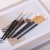 Palo de Sombra Esponja de Látex Mango Largo Cabeza Única Doble Color Forma de Corazón Pincel de Sombra para Ojos Pincel para Ojos para Principiantes Herramienta de Belleza Venta al por Mayor