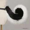 Traje de Orejas y Cola de Bestia de Peluche Transfronterizo Aro para el Cabello de Orejas y Cola de Perro para Halloween Accesorios de Comic-Con