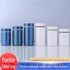 Venda por atacado produtos de cuidados de saúde frasco comprimido comprimido frasco garrafa plástica pet fosco cilíndrico garrafa vazia 100ml garrafa de tampa de duas cores