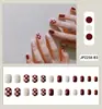 Parches de Uñas Desgastables Personalizados, Uñas Desgastables de Alta Gama, Parches de Uñas Cortos Pintados a Mano, Parches Desgastables para Manicura al por Mayor