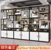 Estante de chão simples multi-camadas escritório tela moderna suporte para flores sala de estar parede divisória de ferro prateleira