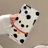 Funda para teléfono de perro con manchas estilo Ins adecuada para Apple 17, iPhone 16 Pro Max, nuevo 15, cachorro 14, perro 13