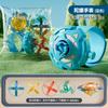 Pulsera Eyectora de Lanzador de OVNI Frisbee Giratorio Giroscopio Luminoso Libélula Juguete Batalla Multijugador Infantil