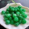 Jadeíta Jade Vermelho Jade Púrpura Verde Seco Furo Passante 12mm Contas de Abóbora Contas Soltas Nuvem Traseira DIY Contas Soltas de Jade Acessórios