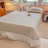 Juego de tres piezas de cubierta de cama de algodón puro, sábana de cama acolchada de una pieza totalmente de algodón, cubierta de tatami kang, antideslizante, nuevo modelo 2026, apto para todas las estaciones