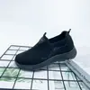 Zapatos deportivos para mujer de punto volador transfronterizos al por mayor con amortiguación de aire y suela ligera 2026 primavera/otoño sin cordones estilo perezoso versátiles en stock
