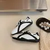 Zapatillas deportivas para mujer estilo ballet, nuevas de otoño con cordones, versátiles, suela gruesa, deportivas casuales, puntera redonda, zapatos Forrest Gump