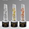 Trofeo de cristal de baloncesto personalizado MVP Competición de juegos infantiles NBA Trofeo de resina creativo Medalla