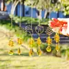 Sinos de Vento para Jardim Externo Série de Animais para Jardim Medusa Dourada Golfinho Pingente de Cristal Pegador de Sol Suprimento Transfronteiriço
