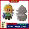 Fábrica de toallitas para teléfono de PVC personaliza logotipos con forma de caricatura, colgantes pequeños japoneses y coreanos, llaveros de gamuza flocado