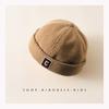 Gorra infantil sin visera de pico primavera y otoño sombrero para niño de 1 a 3 años sombrero de melón sombrero de bebé casero sombrero yuppie para niña