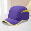 Boné de Baseball de Cinco Painéis com Bloqueio de Cores Primavera e Verão, Secagem Rápida, Leve, Respirável, Proteção Solar para Uso ao Ar Livre, com Logo Personalizado