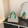 Bolso de mano con estampado cuadrado de moda para mujer, nuevo bolso de hombro cruzado de moda de verano 2024.