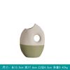 Vaso Cerâmico Pintado à Mão Morandi Minimalista Wabi-Sabi para Uso Comercial Transfronteiriço, Pousada, Decoração Suave de Showroom, Exibição de Arranjo de Flores Secas