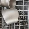 Acero inoxidable 316 codo brida de soldadura conjunto acero al carbono Q235B tubería estampado calor 90 grados sin costura recto reductor