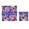 Louças Temáticas de Grupo de Meninas Caçadoras de Demônios Azuis de K-Pop, Pratos de Papel, Copos de Papel, Toalhas de Mesa, Bandeiras, Suprimentos para Decoração de Festa de Aniversário