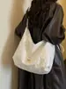 Bolsa Tote Elegante 2026 Novo Estilo Coreano Casual com Bolinhas, Bolsa de Ombro de Grande Capacidade, Estilosa para o Trabalho e Tendência Artística