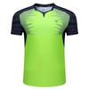 Traje de bádminton de manga corta para hombre y mujer, camiseta de competición deportiva, traje de tenis de mesa, impresión, compra en grupo, transpirable, 2023