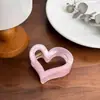 Pinza para el Cabello Grande con Patrón de Mármol de Gama Alta, Material de PC, Pasador Anticaída, Peinado Recogido en la Parte Trasera de la Cabeza, Moderno Accesorio para el Cabello de Pinza Tiburón