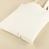 Bolsa de Lona Personalizada DIY Off-White Bolsa Promocional Publicitária Sacola Tote de Algodão Sacola de Compras Lisa Bolsa de Ombro Única de Lona Personalizada
