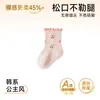 Calcetines para Bebé Primavera y Otoño Sin Costuras Estilo Coreano Pequeñas Flores Princesa Calcetines para Bebé hasta Media Pantorrilla Color Contrastante Encaje para Recién Nacidos Algodón No Constrictivos