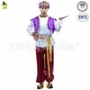 Fantasia Roxo de Role-Playing para Homens Adultos para Performance de Palco e Baile de Máscaras