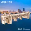 Puzzle de Madera 3D de Gran Venta Modelo de Edificio Antiguo Juguete Educativo de Ensamblaje Manual Adorno para Puestos Callejeros
