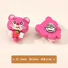 Diretamente do Fabricante: Acessórios Plásticos Brilhantes DIY de Desenho Animado Sanrio, Roupas Infantis Fofas na Cor Creme, Botões Versáteis