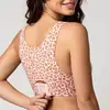 Bestseller Transfronterizo Europeo y Americano Estampado de Leopardo Lunares Talla Grande Lencería Push-up Soporte Lateral Anti-caída Estilo Chaleco Sujetador sin Aros