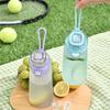 Tazas Perfumadas Seleccionadas Cuidadosamente para Deportes de Verano y Fitness, Botellas de Agua Creativas con un Toque de Lujo Ligero y Sensación de Alta Gama, Elegantes para Niñas, con Popotes para Niños