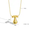 10 Piezas Mínimo 3% de descuento Transfronterizo Globo Burbuja Gordito Collar de 26 Letras Colgante Versátil Simple Accesorio