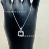 Pequeno estilo Chanel Não. 5 Colar em formato de O cobre ecológico pingente de estrela de seis pontas cabaça sorridente cravejado com zircônia moderno C Ronaldo Não. 7 colar
