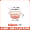 Lavabo transparente para el hogar, lavabo de salón de belleza, lavabo de alto valor para baño, lavabo de plástico para montar en la pared, lavabo pequeño para dormitorio de estudiantes
