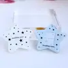 Ins Lindo Estrella Periférico Brillo 1.0 pulgada Acrílico Portatarjetas Foto de Identificación Estrella Persiguiendo Tarjeta Pequeña Almacenamiento de Fotos Colgante