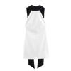 Sexy y a la Moda Nuevo Estilo Europeo y Americano Vestido de Empalme sin Mangas para Mujer Chica Caliente Primavera y Verano Blanco