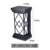 Lámpara de pared LED para exteriores Moderna Simple Impermeable Pasillo Entrada Jardín Balcón Terraza Corredor Luz de Patio Plástico