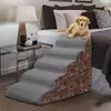 La Escalera para Mascotas Más Popular de Amazon para Perros para Subir y Bajar del Sofá Cama, Peldaños de Esponja, Pendiente, Escaleras para Gatos y Perros Pequeños