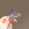Mini Pinza de Garra de Moda de Alta Gama con Pedrería Estilo Coreano Nuevo Artículo Clip para el Cabello Incrustado de Diamantes Accesorio para el Cabello de Cola de Caballo a Mitad Recoger Colorido Venta al por Mayor