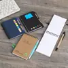 Cuaderno de Espiral Publicitario Personalizado con Logo Impreso Cuaderno de Papel Kraft Bloc de Notas Estilo Nuevo con Notas Adhesivas Regalo de Exposición