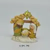 Pesebre de Navidad transfronterizo Nacimiento Sagrada Familia decoraciones festivas artesanías de resina adornos