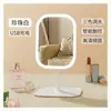 Espejo de maquillaje LED con luz luz de relleno para maquillaje espejo de tocador dormitorio de estudiante espejo plegable de escritorio espejo de maquillaje