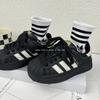 Zapatos de Entrenamiento Moral para Niños de Cuero Genuino Nuevo Estilo Primavera y Otoño 2025 Zapatos Blancos para Niñas Tenis para Niños Zapatos Casuales para Niños Zapatos Deportivos