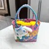 Bolso de Mano Tejido de Plástico Personalizado Cesta Tejida de Plástico Cesta de Regalo DIY Bolso de Calle del Pequeño Libro Rojo